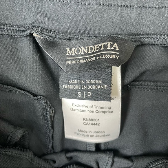 MONDETTA Black Pull On Pants Size Small - Picture 6 of 8
